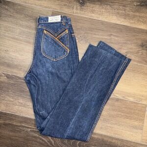 Wide Leg Blue Jeans